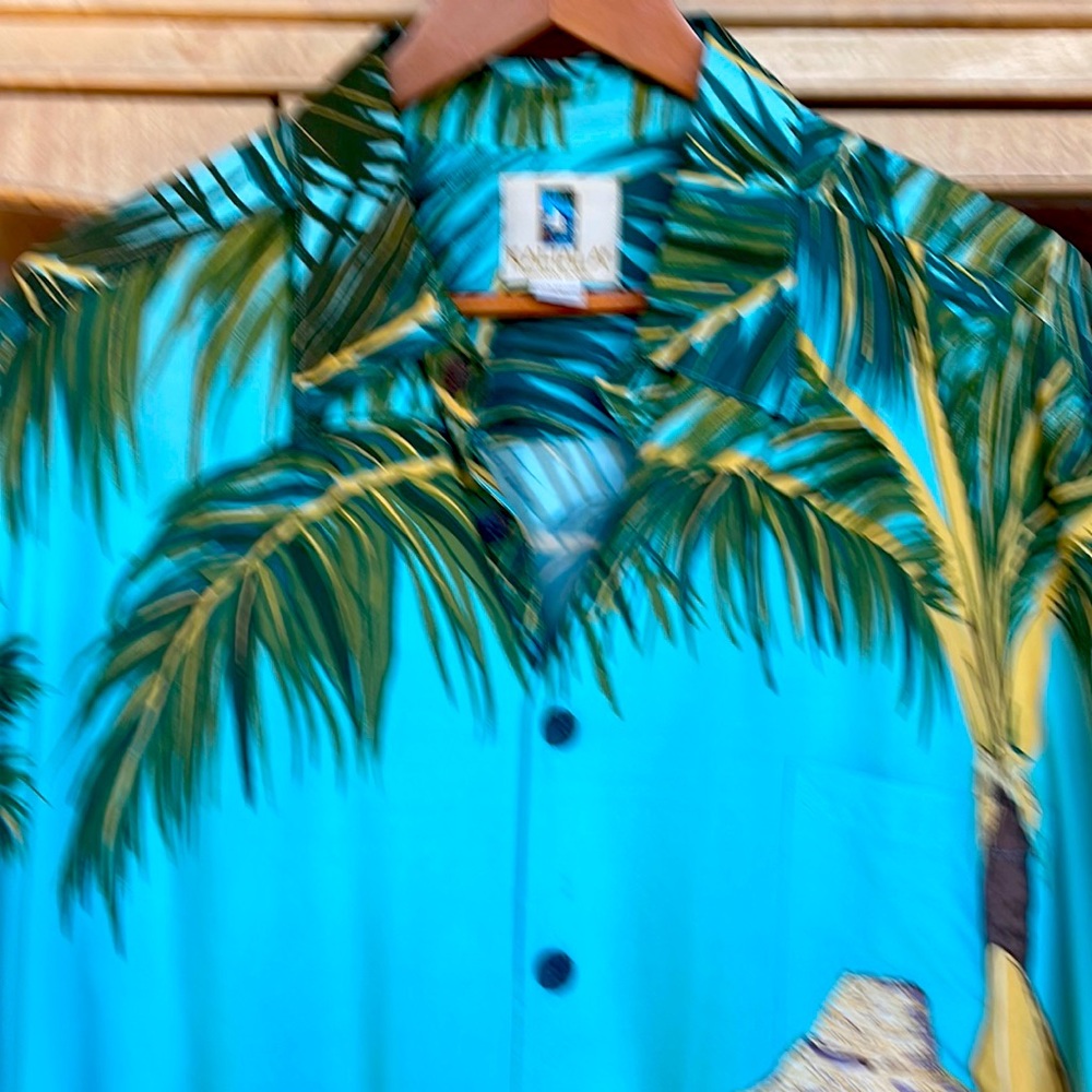 Kahala Men's Rayon Hawaiian Shirt XL